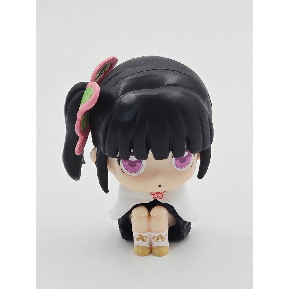 Demon Slayer Kanao Tsuyuri Mini Figure Sitting Pose Butterly Bow Anime Collectib